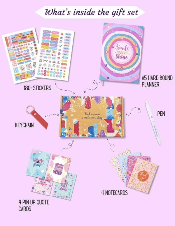 smile sparkle shine Planner kit 4